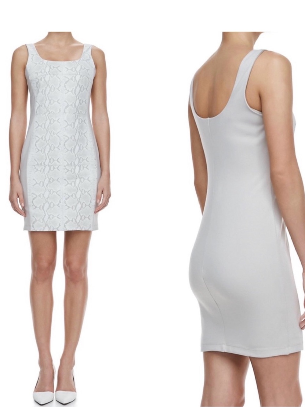NWT Bailey 44 Anita Snake Print Leather Dress Sz S